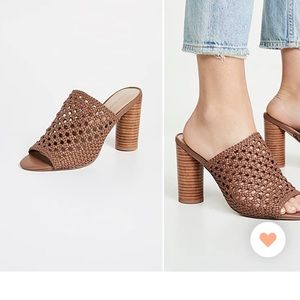 NWT! Villa Rouge Woven Mule Sandals.